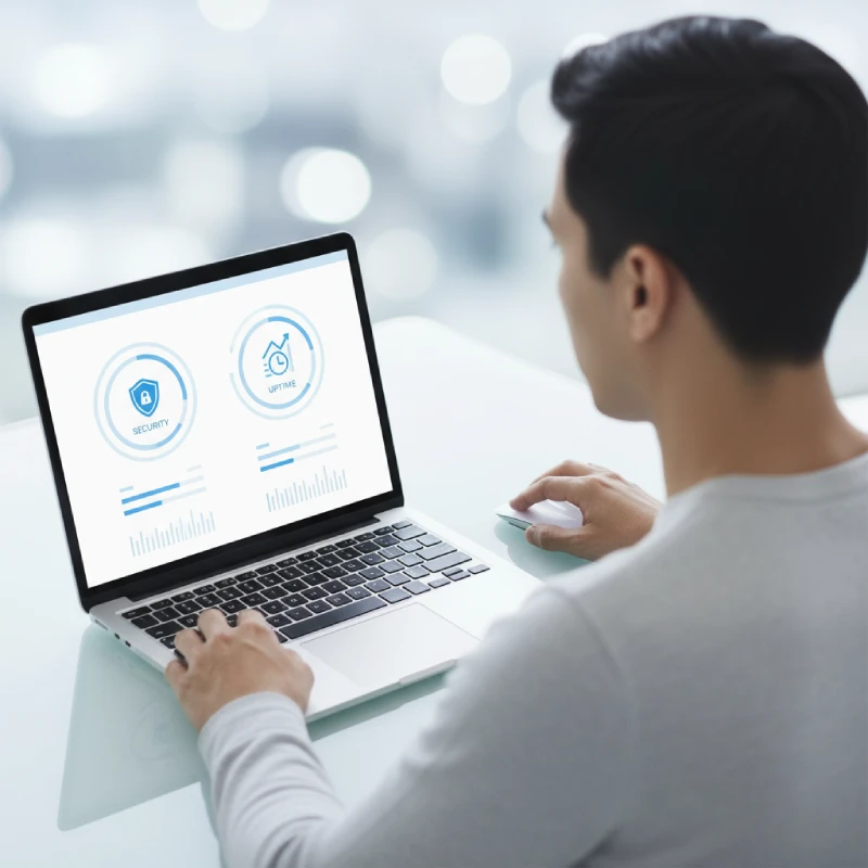 Pennsylvania website maintenance team monitoring uptime, security, backups, and support tasks